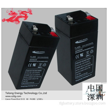 4V Electric Toy Battery-Telong 4V5.5ah-Rechargeable Lead Acid Battery
